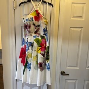 Floral Halter Dress